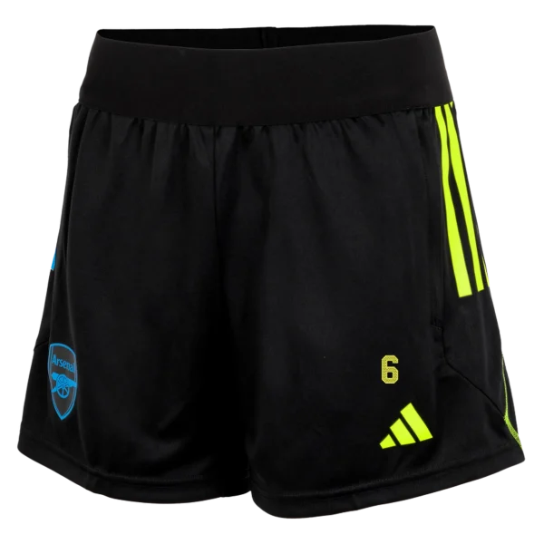 AFC Fussball Trikots Shop - arsenal damen 2324 schwarze trainingsshorts – gabriel magalhaes Fußballtrikots | Vielfalt für jeden Spieler Fußballtrikots | Vielfalt für jeden Spieler Arsenal FC Shirts und Fanartikel