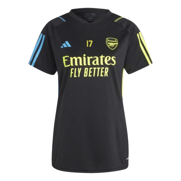 AFC Fussball Trikots Shop - arsenal damen 2324 schwarzes trainingsshirt – lina hurtig Fußballtrikots | Vielfalt für jeden Spieler Fußballtrikots | Vielfalt für jeden Spieler Arsenal FC Shirts und Fanartikel